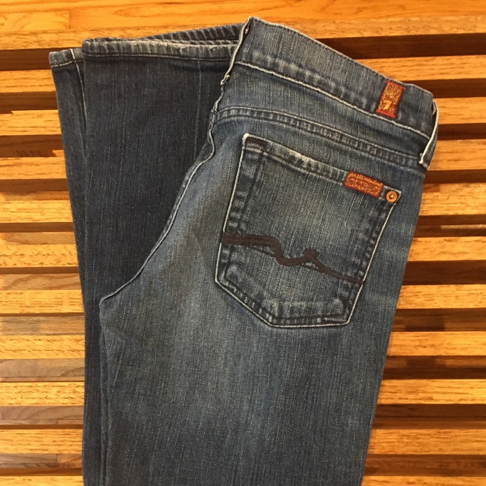 7 For All Mankind Dark Wash Bootcut Jean